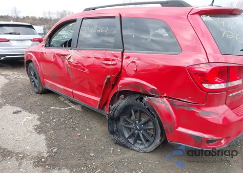 2019 Dodge Journey Se из США, поврежденный, VIN 3C4PDCBB4KT789665